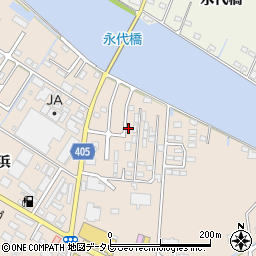株式会社別大興産　杵築店周辺の地図