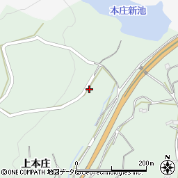 大分県杵築市本庄上本庄522周辺の地図