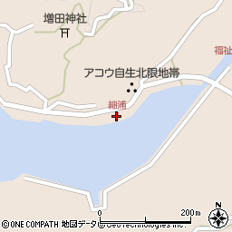 細浦周辺の地図
