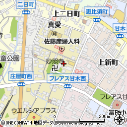 福岡県朝倉市庄屋町1788-3周辺の地図