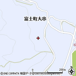 佐賀県佐賀市富士町大字大串518周辺の地図