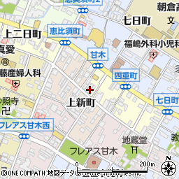 福岡県朝倉市四日町1057周辺の地図
