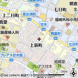 福岡県朝倉市四日町1602周辺の地図