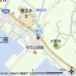 ａｐｏｌｌｏｓｔａｔｉｏｎ守江港ＳＳ周辺の地図