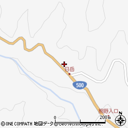 大分県宇佐市院内町日岳712周辺の地図