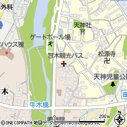 安全タクシー朝倉営業所周辺の地図