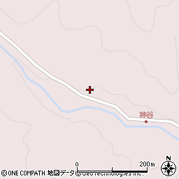 大分県中津市山国町中摩253周辺の地図