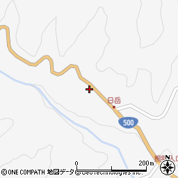 大分県宇佐市院内町日岳721周辺の地図