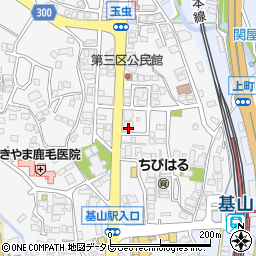 福岡銀行基山支店周辺の地図