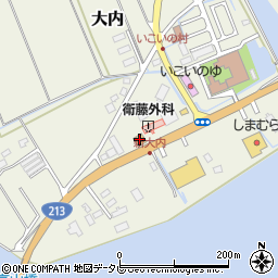 ジョイフル大分杵築店周辺の地図