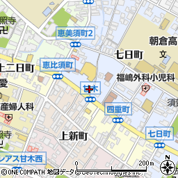 ドラッグストアモリ　甘木中央店周辺の地図