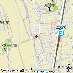 スタシオン三沢周辺の地図