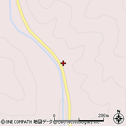 大分県中津市山国町中摩2344-1周辺の地図