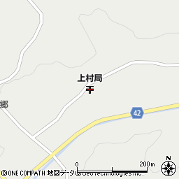 上村郵便局周辺の地図