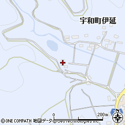 愛媛県西予市宇和町伊延東周辺の地図