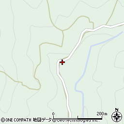 愛媛県西予市城川町窪野2996周辺の地図