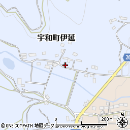 愛媛県西予市宇和町伊延東-165周辺の地図