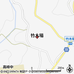 佐賀県唐津市竹木場周辺の地図