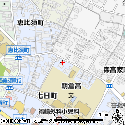 福岡県朝倉市甘木912-3周辺の地図