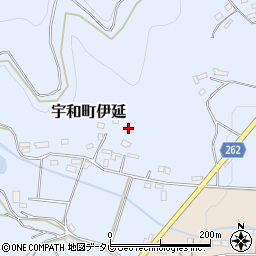 愛媛県西予市宇和町伊延153周辺の地図