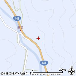 愛媛県西予市野村町白髭1-368周辺の地図