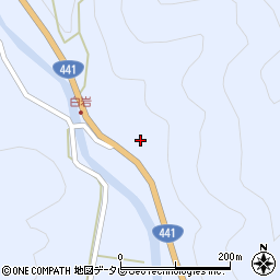 愛媛県西予市野村町白髭1-851周辺の地図