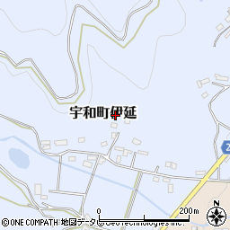 愛媛県西予市宇和町伊延142周辺の地図