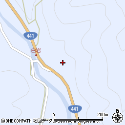 愛媛県西予市野村町白髭1-859周辺の地図