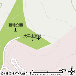 唐津市役所　墓地公園管理事務所周辺の地図