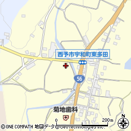 多田郵便局周辺の地図