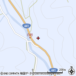 愛媛県西予市野村町白髭1-876周辺の地図