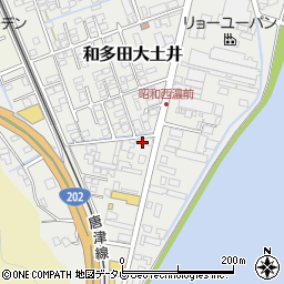 唐津公善社大土井倉庫周辺の地図