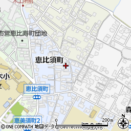 福岡県朝倉市恵比須町1920-11周辺の地図