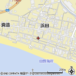 高知県安芸郡田野町2431周辺の地図