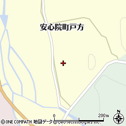 大分県宇佐市安心院町戸方161周辺の地図