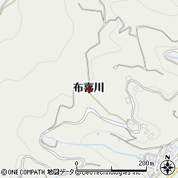 愛媛県八幡浜市布喜川周辺の地図