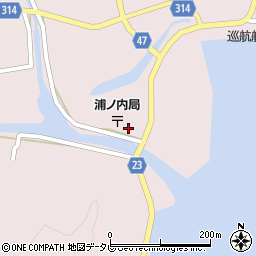 丸三グループ井上ゴカイ養殖場周辺の地図