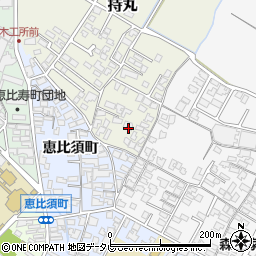 福岡県朝倉市持丸419-1周辺の地図