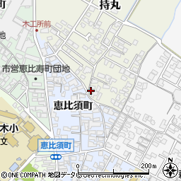 福岡県朝倉市持丸423-1周辺の地図