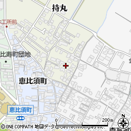 福岡県朝倉市持丸412周辺の地図