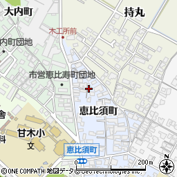 福岡県朝倉市恵比須町1927-1周辺の地図