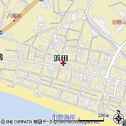 高知県安芸郡田野町2233周辺の地図