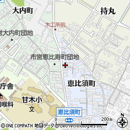 福岡県朝倉市恵比須町1926-14周辺の地図