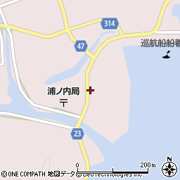 須崎警察署浦ノ内駐在所周辺の地図