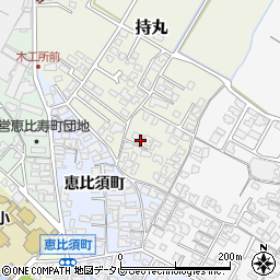 福岡県朝倉市持丸413-3周辺の地図