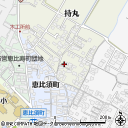 福岡県朝倉市持丸413-1周辺の地図