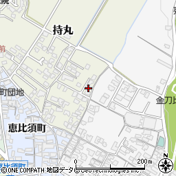福岡県朝倉市持丸408-3周辺の地図