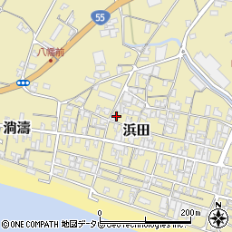 高知県安芸郡田野町2348周辺の地図