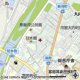 福岡県朝倉市新河町2087周辺の地図