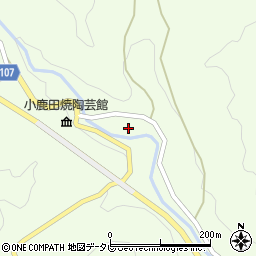 大分県日田市源栄町皿山周辺の地図